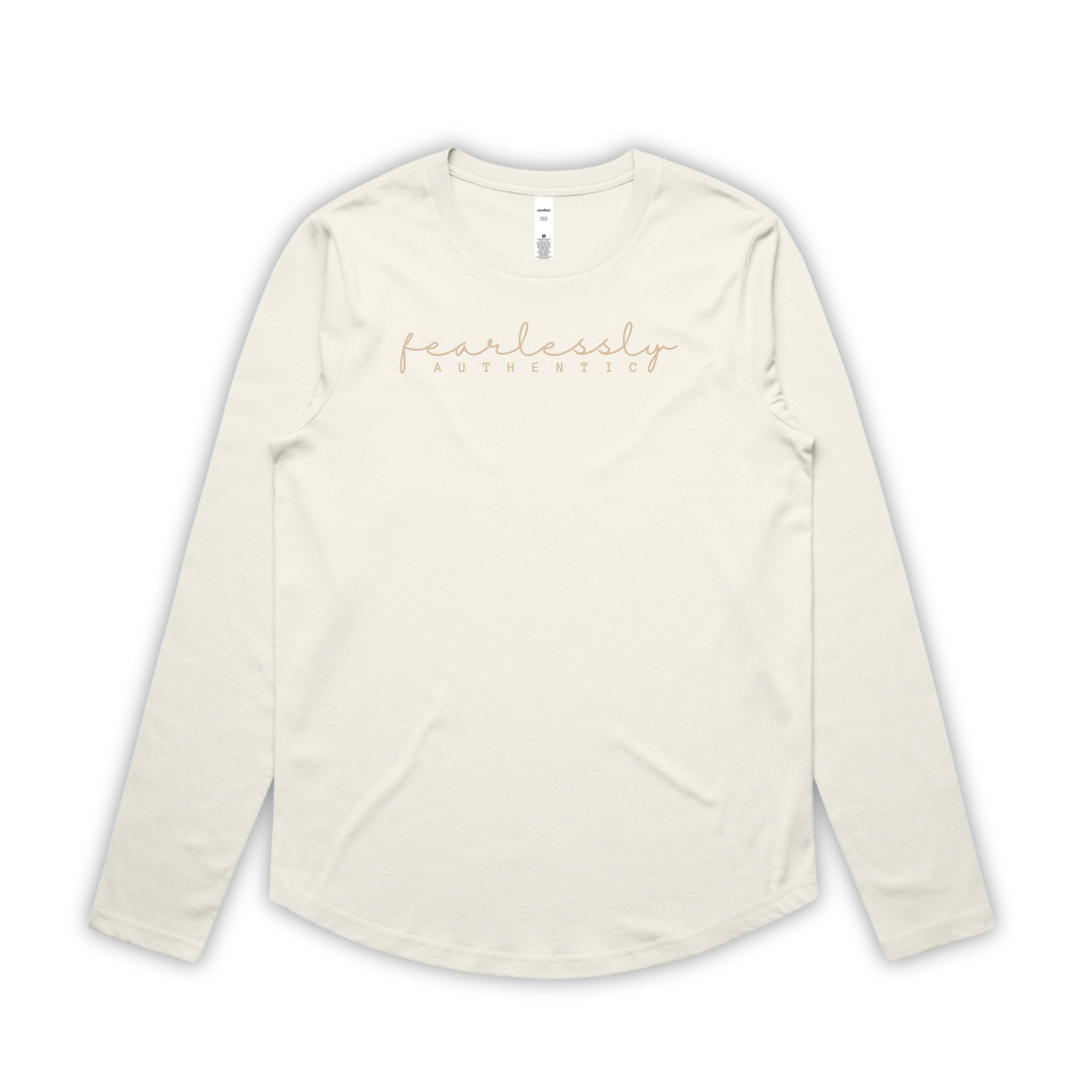 “Fearlessly Authentic” Long Sleeve