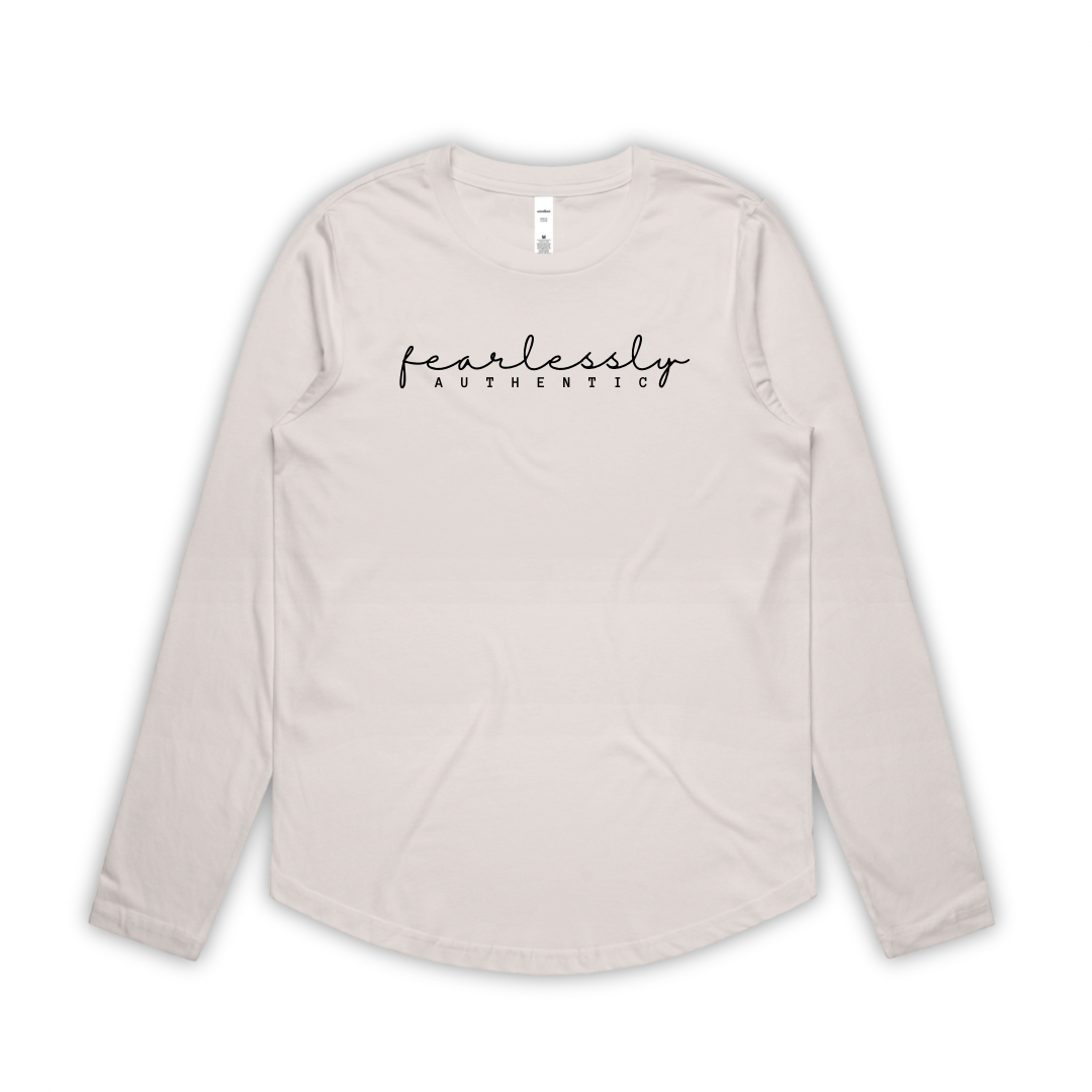 “Fearlessly Authentic” Long Sleeve