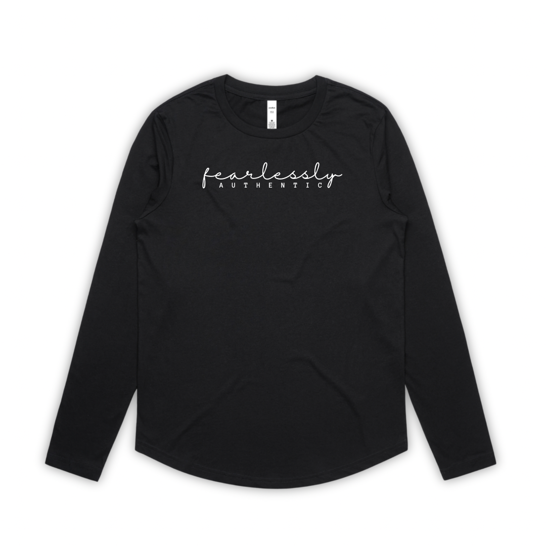 “Fearlessly Authentic” Long Sleeve