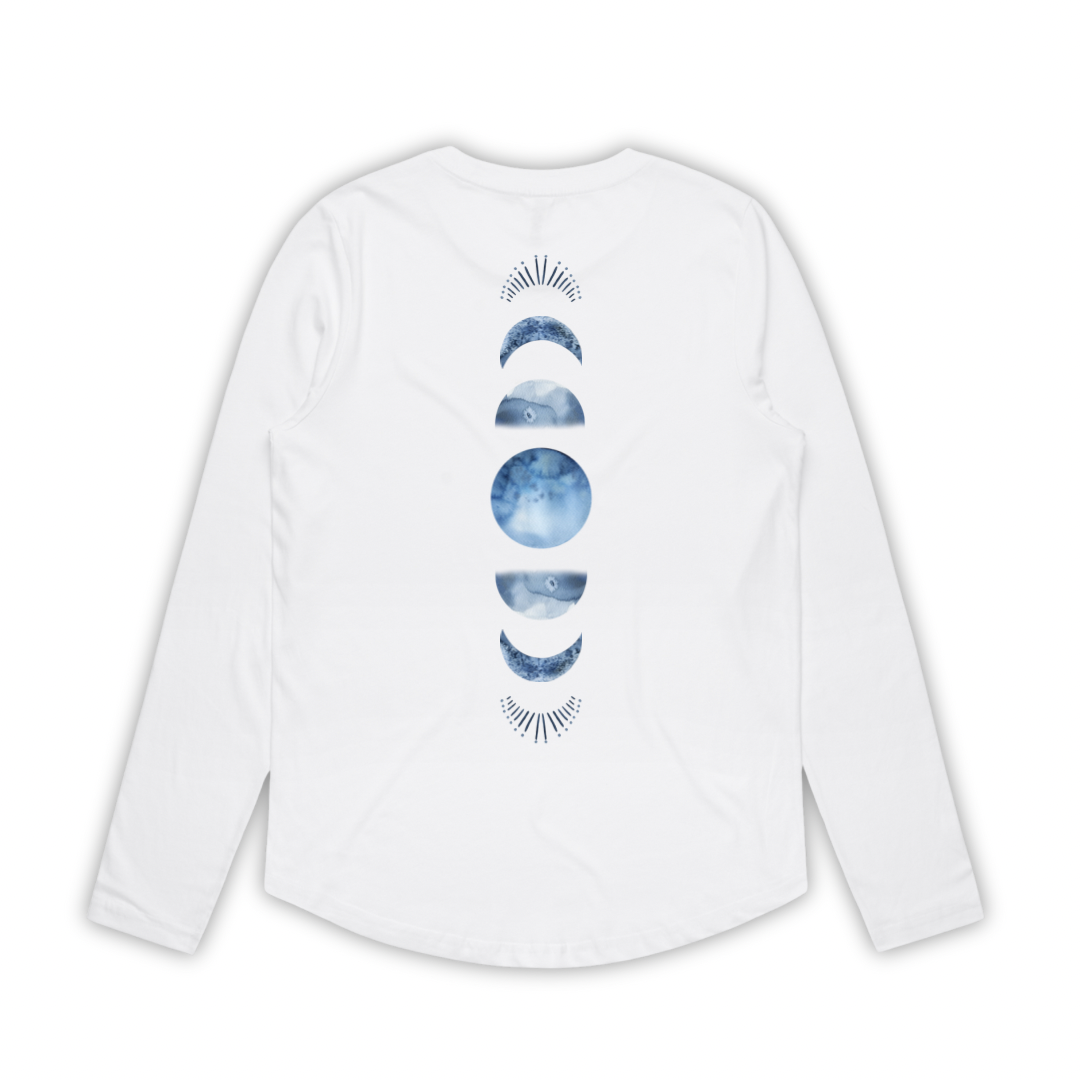 Moon Phase Long Sleeve - Design on Back