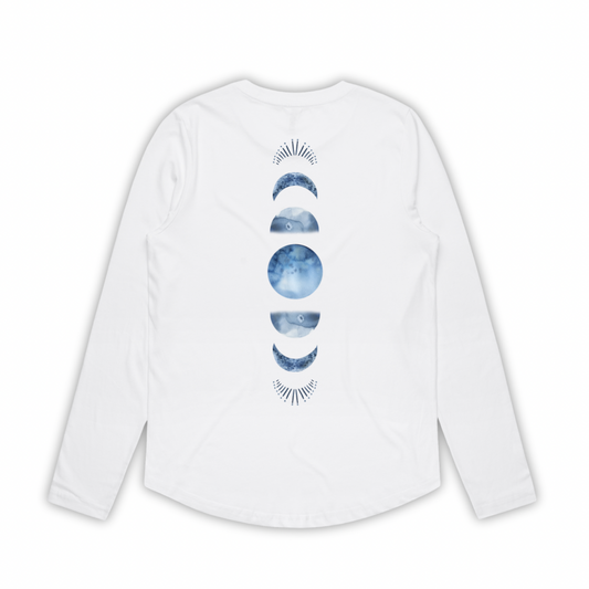 Moon Phase Long Sleeve - Design on Back