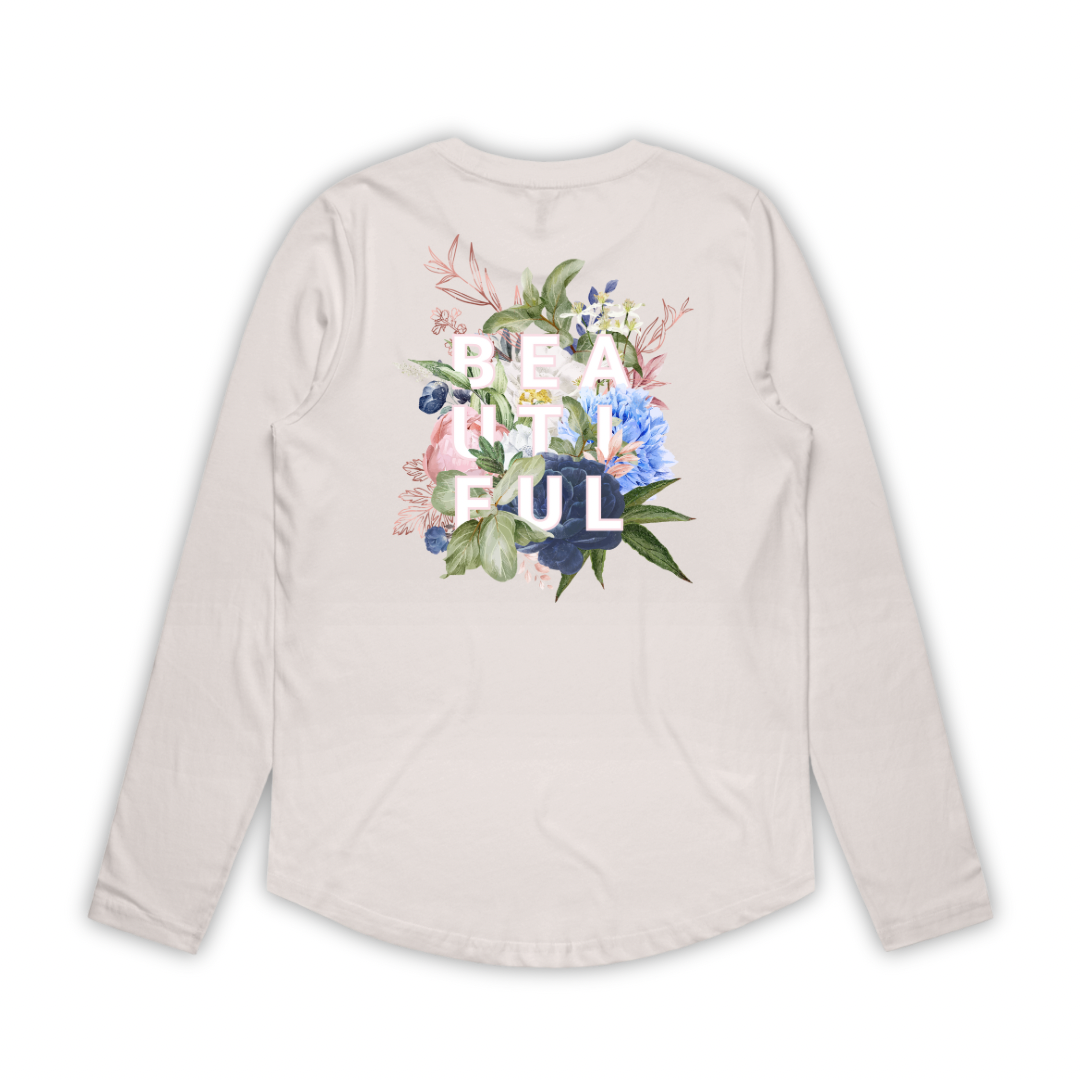 BEAUTIFUL Long Sleeve - Design on Back