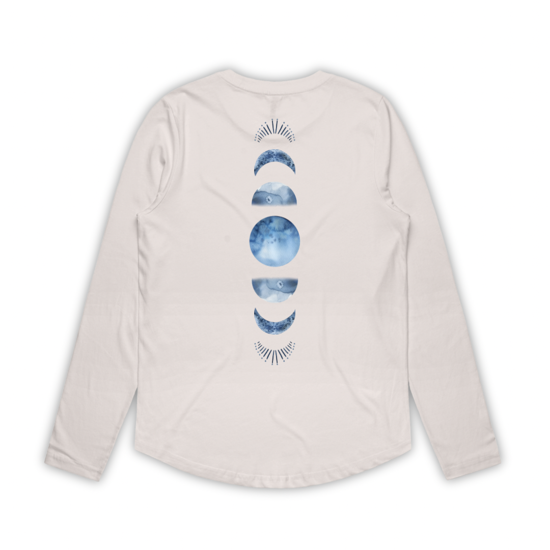 Moon Phase Long Sleeve - Design on Back