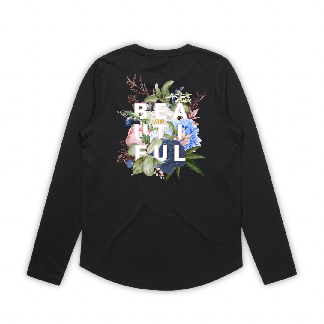 BEAUTIFUL Long Sleeve - Design on Back