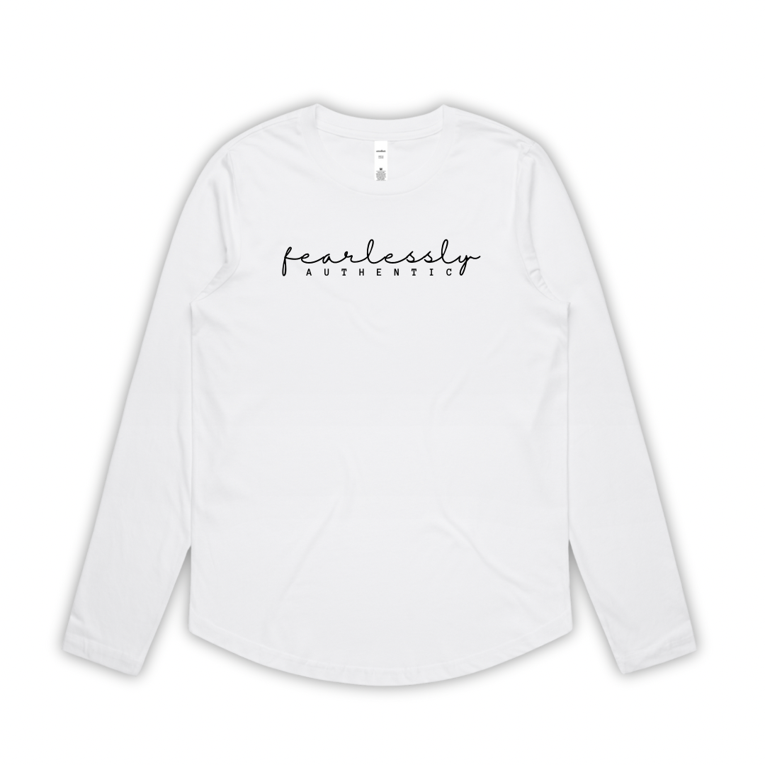 “Fearlessly Authentic” Long Sleeve