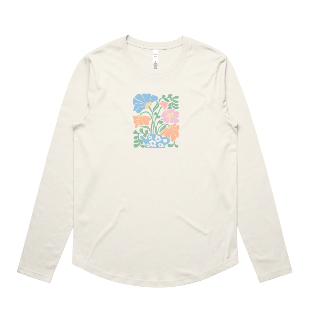 Pot of Florals Long Sleeve