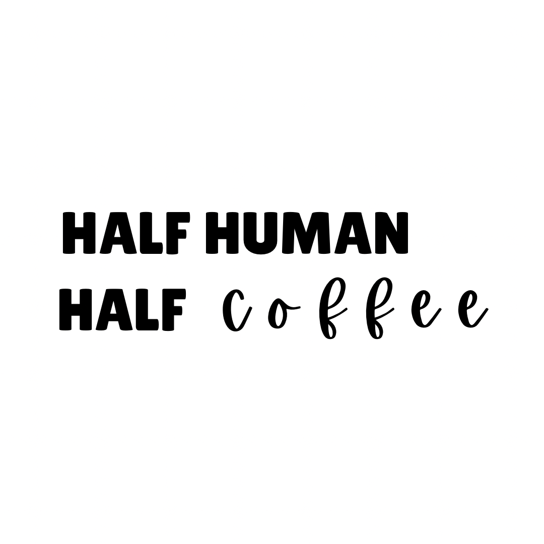 Half-Human Half-Coffee Hoodie