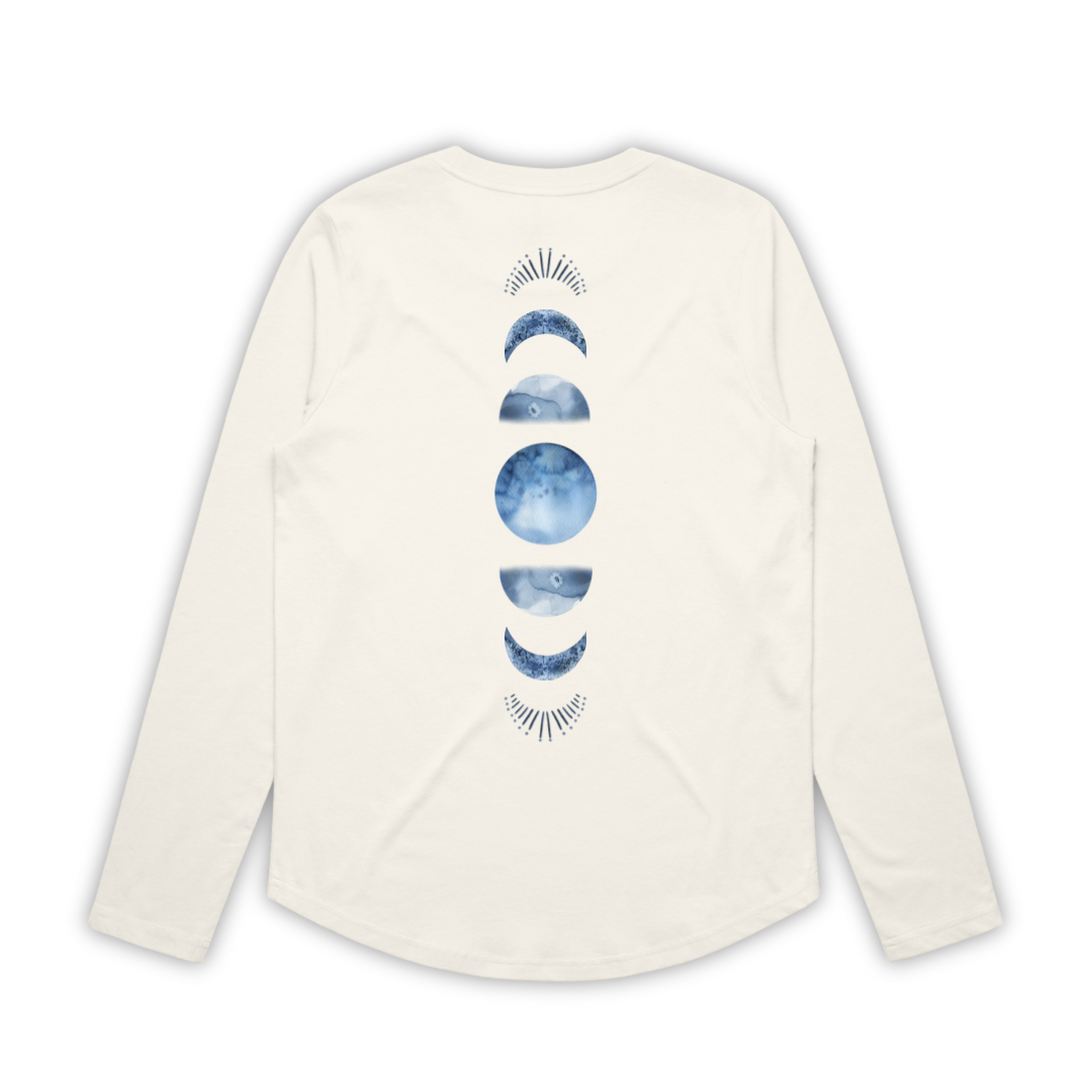 Moon Phase Long Sleeve - Design on Back