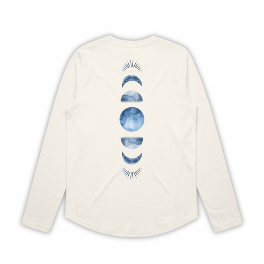 Moon Phase Long Sleeve - Design on Back