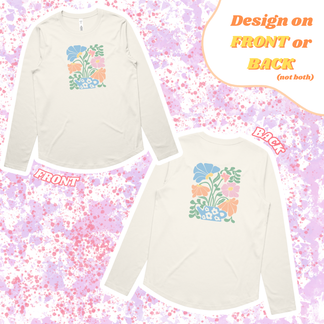 Pot of Florals Long Sleeve