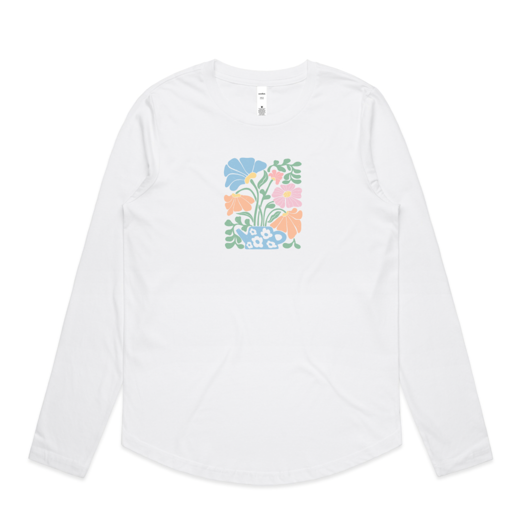 Pot of Florals Long Sleeve