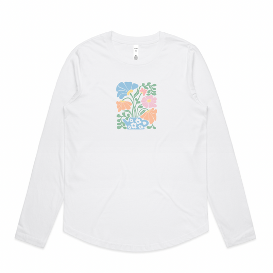 Pot of Florals Long Sleeve